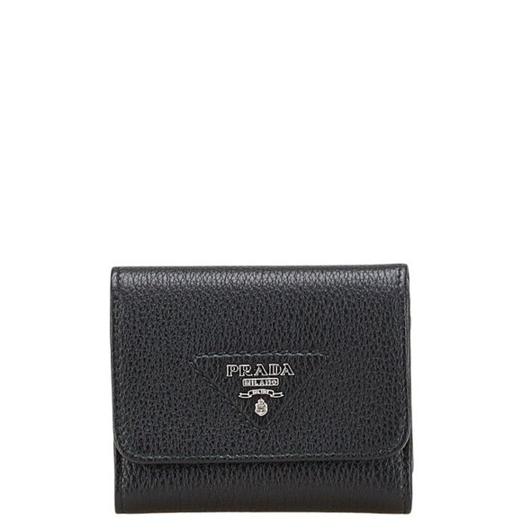 PRADA Black Leather Wallet - Picture 1 of 11